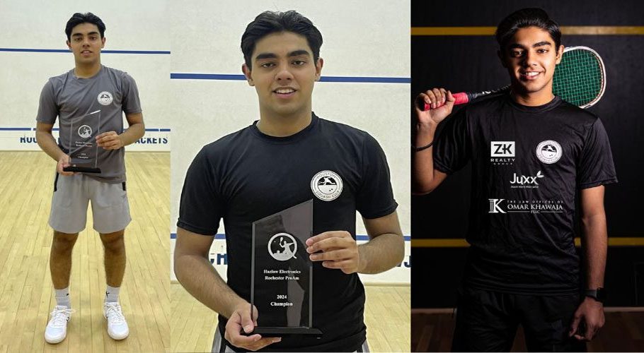 Pakistan’s Ashab Irfan wins squash tournament in US