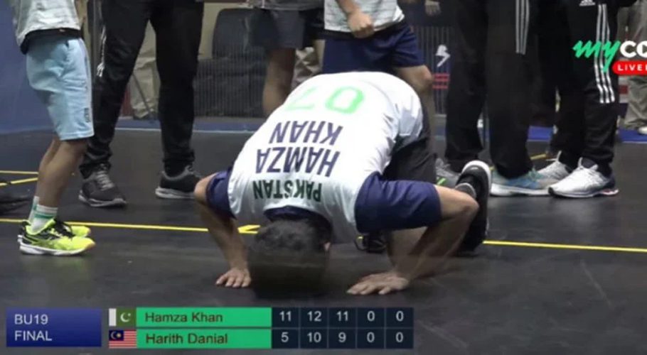 Hamza Khan wins Asian Junior Squash Championship