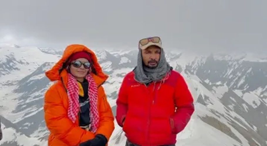 Pakistan’s Nida Ali scales Lal Bati mountain peak