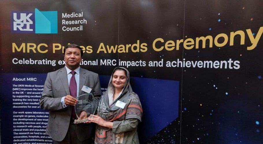 Pakistani researchers win prestigious UK award for groundbreaking team project