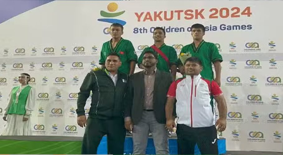 Children of Asia Games: Pakistani wrestler wins gold medal in Russia