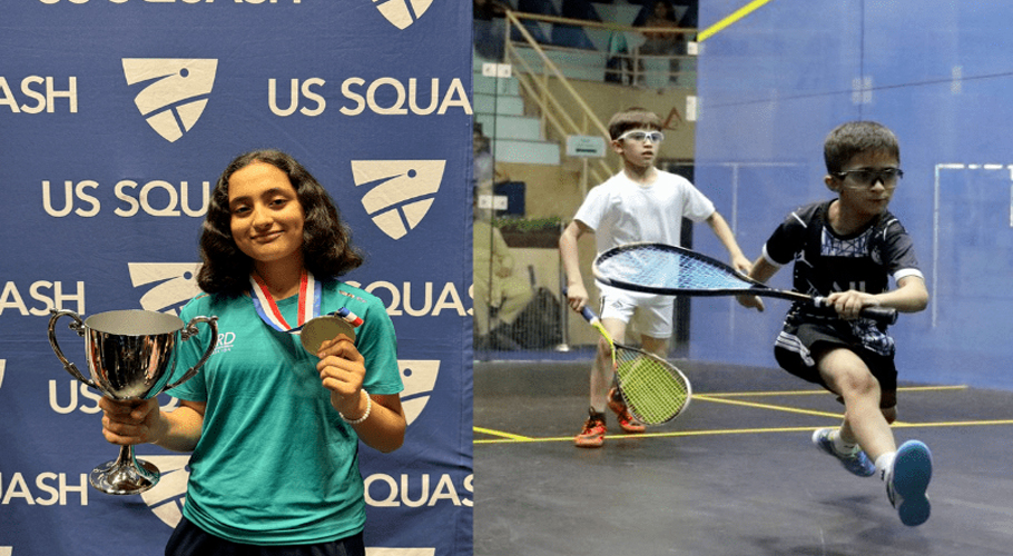 Pakistan’s Harmas Raja, Mahnoor Ali win titles at US Junior Squash Open