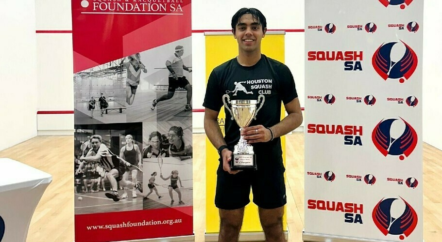 Ashab Irfan wins South Australian Open Squash title