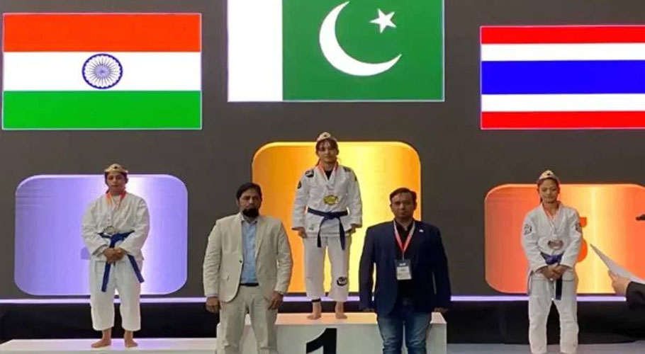 Pakistan’s Banu Butt wins gold at Asian Jiu-Jitsu Championship by defeating Indian Richa Sharma