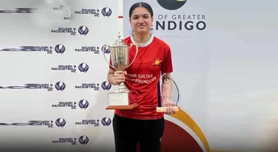 Pakistan’s Sana Bahadar wins squash tournament in Melbourne